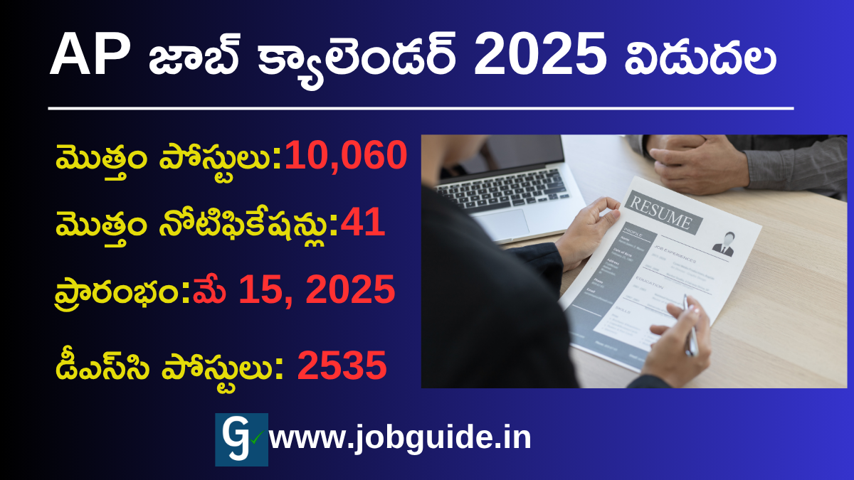 AP Job Calender 2025